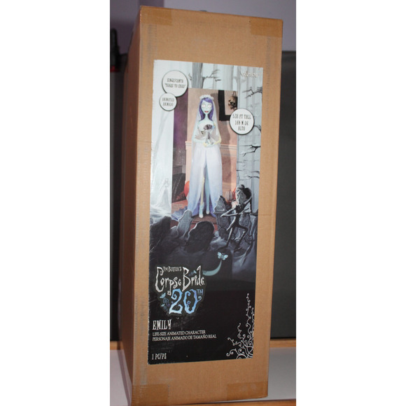 Disney Corpse Bride Emily 20th Anniversary Gemmy Halloween 2025 Animatronic 5Ft - Picture 2 of 16